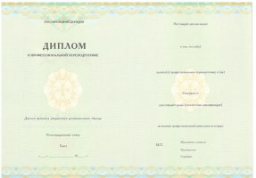 Диплом о переподготовке в Раменском